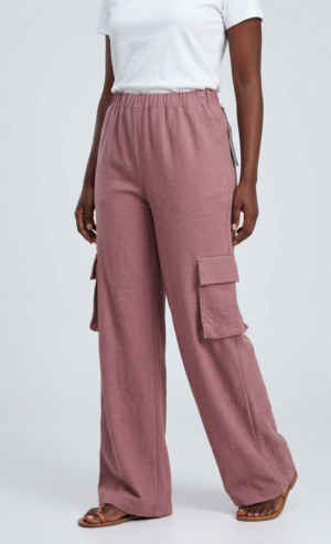Relaxed Fit Cotton Cargo Pants